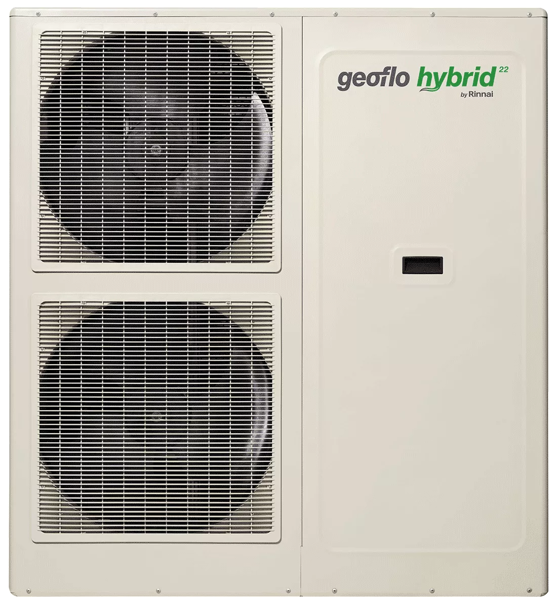 Geoflo Hybrid 22 Front view: Heating Installation